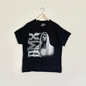 DMX Classic Rap Hip Hop Graphic Black & White T Shirt Adult size Large
